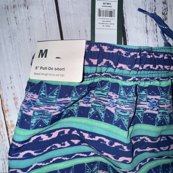 ALPINE DESIGN ' 5" PULL ON SHORT ' Nylon P/O Short PRT Blue $48 - Picture 5 of 5